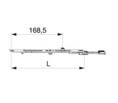 MACO Nadpojitelné prodloužení 235 mm MULTI-MATIC - Stříbrná MACO Nadpojitelné prodloužení 235 mm MULTI-MATIC - Stříbrná