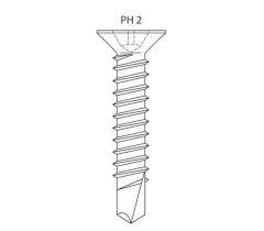 Šroub pro PVC profily 39 x 38 Ejot