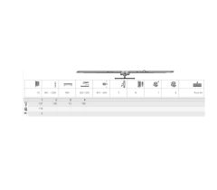 ROTO NT, NX otv.-sklop. variabilní 801-1200mm převodovka - Stříbrná