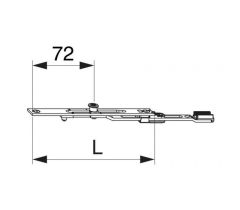 MACO Nadpojitelné prodloužení 140 mm MULTI-MATIC - Stříbrná