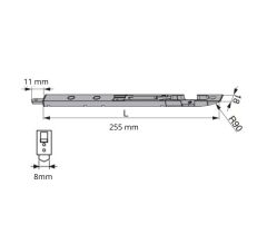 MACO dveřní zástrč na vchodové dveře 255 mm