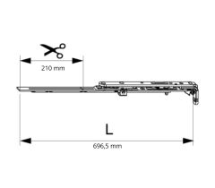 MACO nůžka pro šířku 601-800 mm MULTI-MATIC